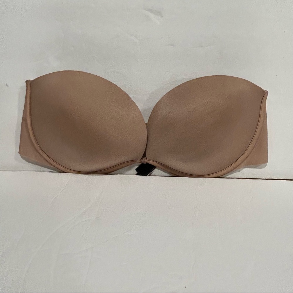 Victoria's Secret Multi-Way Underwire Push Up Strapless Bra 34D Beige - Picture 11 of 11
